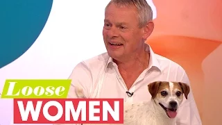 Martin Clunes And His Dog Jim Woo The Loose Women! | Loose Women