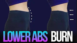 5 Min BEST Lower Abs Workout- burn🔥 lower belly pooch!