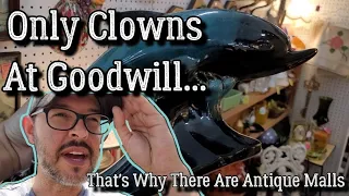 I Tried Goodwill Thrift Shopping - I Ended Up At The Antique Mall - Vintage Online Reseller
