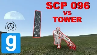 SCARY SCP-096 VS TOWERS! - Garry's mod Sandbox