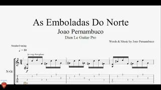 Joao Pernambuco - As Emboladas Do Norte - Guitar Tutorial + TAB