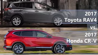 2017 Toyota RAV4 vs 2017 Honda CR-V (technical comparison)