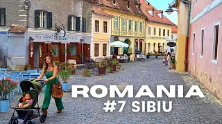 Sibiu Romania - Most BEAUTIFUL city in Romania ▪︎ City Walkin Tour 4K60FPS