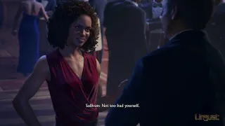 Uncharted 4. Nadine Ross is buying Sully a drink