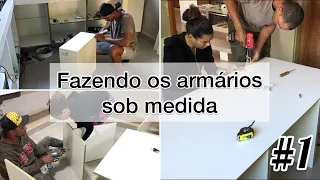 COMO FAZER ARMÁRIO PLANEJADO SEM PAGAR MARCENEIRO #FAÇAVOCÊMESMO