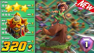 320+ Root Rider Attack Strategy | 5600+ trophy pushing with Root rider Clash of clans