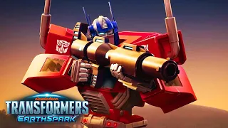 Optimus Prime Takes Aim | Transformers: EarthSpark | Animation | Transformers Official