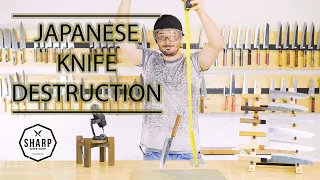 What does it take to break a Japanese Knife?