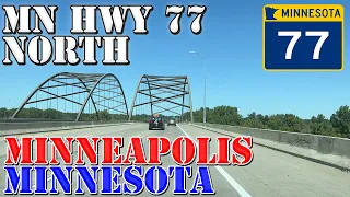 MN 77 North - Minneapolis - Minnesota - 4K Highway Drive