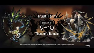 [Arknights] 9-10 trust farm with 4 operators