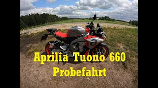 Aprilia Tuono 660 Probefahrt und Fazit