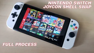 Nintendo Switch Joycons with D-Pad! Joy Con shell replacement start to finish