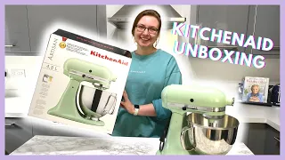 KITCHENAID UNBOXING 2022 | Unbox my first KitchenAid with me! KitchenAid Artisan 175 Pistachio