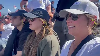 Ellie and Stacy get their first look at Top Fuel.