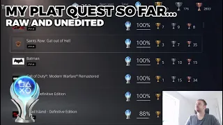 My PlayStation PLATINUM TROPHY Collection! 60 PLATINUM TROPHIES!