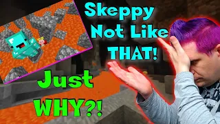Minecraft, But Lava Rises Every 10 Seconds VS Technoblade REACTION - Skeppy | Hilariously Tragic...