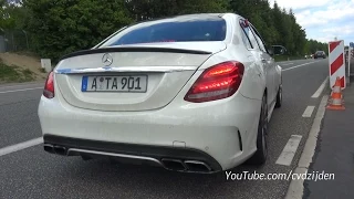 Mercedes-AMG C63 S - Start up & Acceleration Sounds!