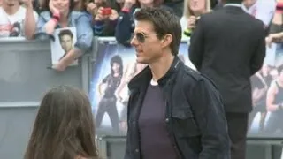 Rock of Ages: Tom Cruise and Russell Brand attend premiere and Malin Akerman talks love scenes