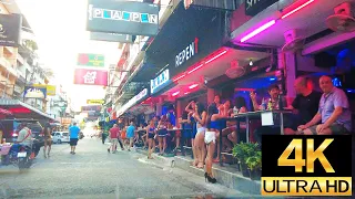 Pattaya 4K Driving Soi 6, Beach Road, Soi Bua Khao, Walking Street, 2nd Road. Mar 2022.