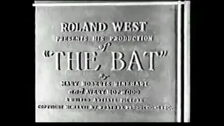 The Bat 1926 - Fawn Segerson original score "The Battered Man"