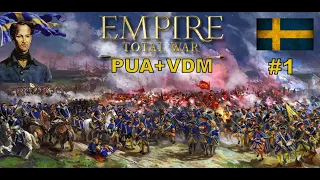 Empire total war (PUA+VDM). Королевство Швеция #1