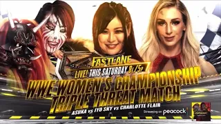 Asuka vs. Iyo Sky vs. Charlotte Flair: WWE Flastlane 2023 - Official Match Card