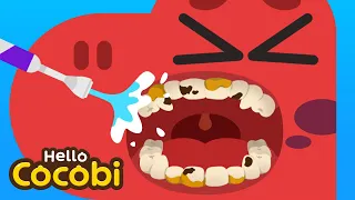 🦷 Dentist | Job Songs | Prevent Cavities Brush Your Teeth | Kids Songs | Dinosaurs | Hello Cocobi