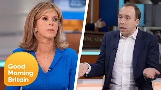 Matt Hancock Grilled By Emotional Kate Garraway Over Breaking Covid Rules | Good Morning Britain