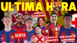 🚨 ÚLTIMA HORA BARÇA 💥 ARAUJO Y FRENKIE DE JONG EN VENTA 🚀 OFERTAS VITOR ROQUE  STOP XAVI SIMONS