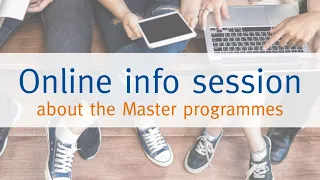 Info session about the Master programmes / Info session sur les programmes de Masters (REPLAY)