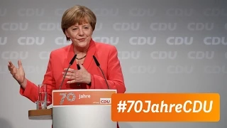 #70JahreCDU: Die Rede von Angela Merkel