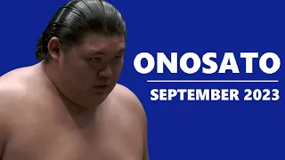 Onosato September 2023, 12-3, All Bouts