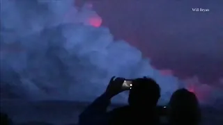 RAW VIDEO: Lava Bomb Hits Hawaii Tour Boat