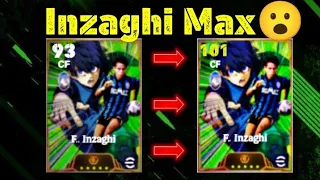 How To Train 101 Rated F.Inzaghi In eFootball 2024 Mobile | New Booster Inzaghi Max Level Playstyle