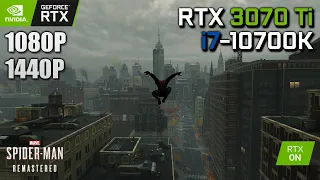 Marvel’s Spider-Man Remastered - RTX 3070 Ti & i7-10700K | Max Settings 1080p & 1440p (RTX On)