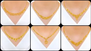 Latest light weight gold necklace designs 2023|gold necklaces designs|@worldmodernideas