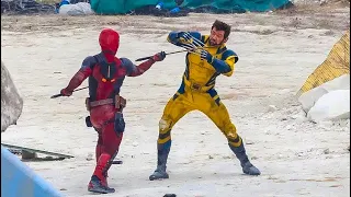 Deadpool 3,2024,Wolverine vs Deadpool fight scene