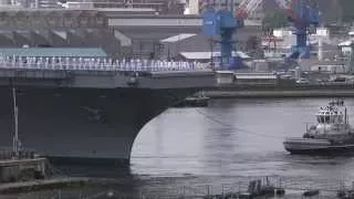 USS George Washington Leaves Japan
