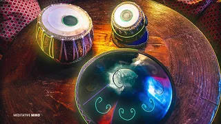 432Hz 》Tabla + HANG DRUM MUSIC 》HEALING HARMONY 》Soothing & Calm Positive Energy Vibes