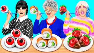 Wednesday vs Oma: Koch-Challenge | Küchenschlacht mit geheimen Gadgets von Fun Challenge