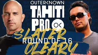 Kelly Slater vs Connor O'Leary | Outerknown Tahiti Pro Round of 16 Full Heat Replay