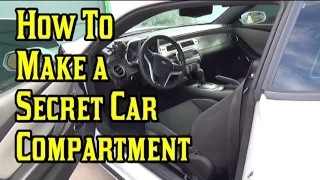 How To Make a Secret Compartment Inside Your Car | Nextraker