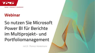 Microsoft Power BI Berichte für Multiprojekt- / Portfoliomanagement (wie geht's / was ist fertig?)