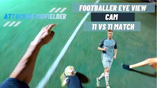 Football Player Center Attacking Midfielder (CAM) Eye View