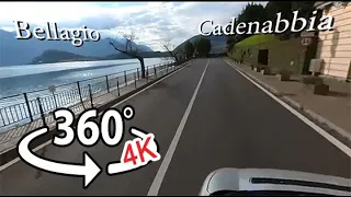 Drive from Menaggio to Ossuccio (3D VIDEO)