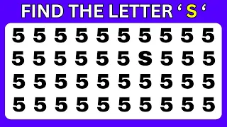Find the ODD One Out 🥳 Number & Letter Edition | 30 Ultimate Levels ✅️ EASY, MEDIUM , HARD