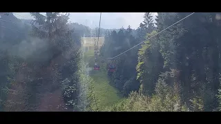 Poiana Brasov (altitudine 1020 m)  - Varful Postavaru (altitudine 1799 m)