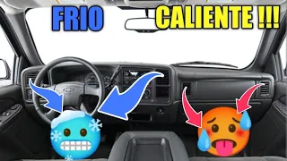 PORQUE SALE AIRE FRIO Y CALIENTE DE LAS VENTILAS !!! CHEVROLET SILVERADO