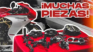 PIEZAS DE CARRERAS NUEVAS A LA MV AGUSTA SUPERVELOCE!!! | JUCA