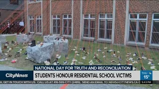 Students honour residential school victims